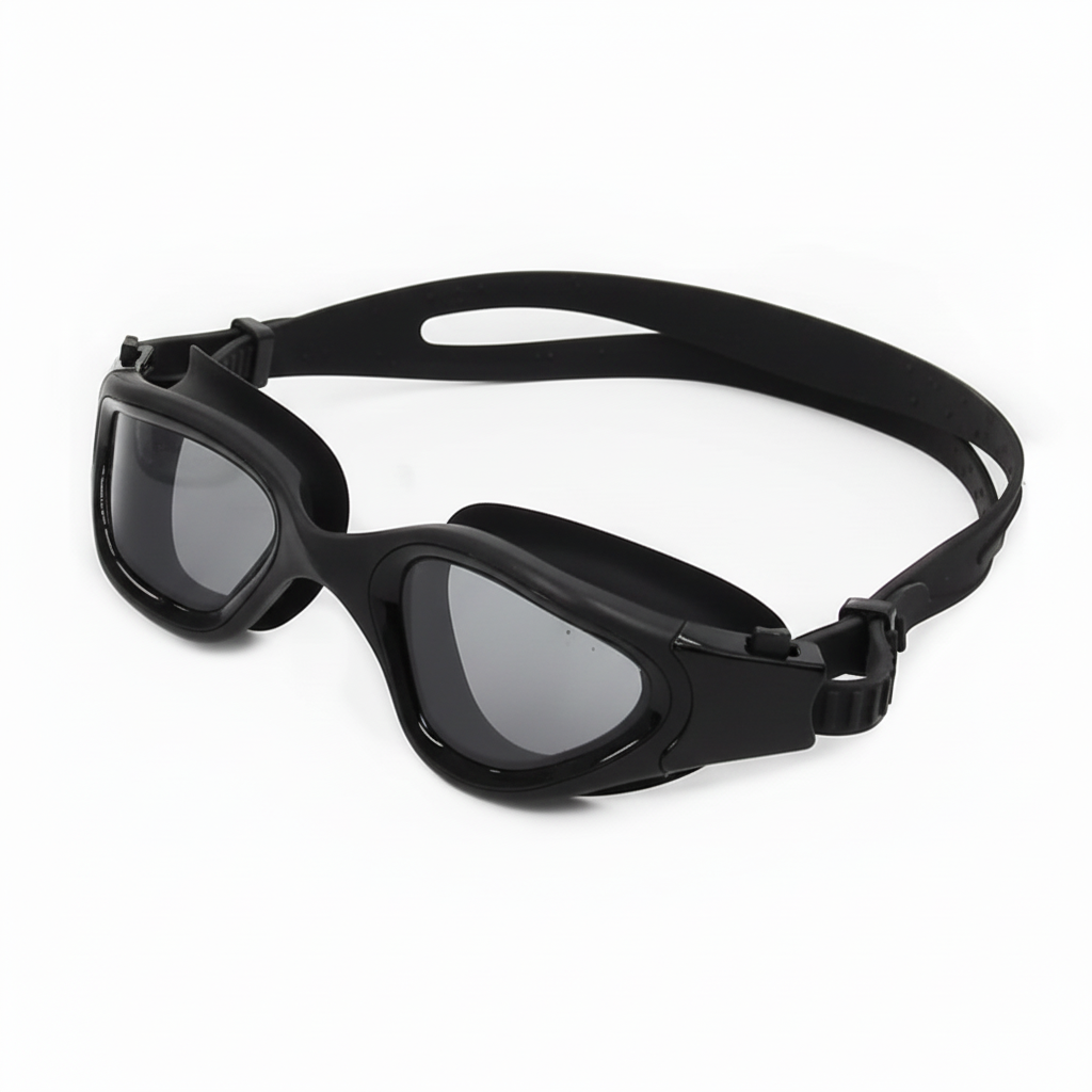 Black Swimming Goggles